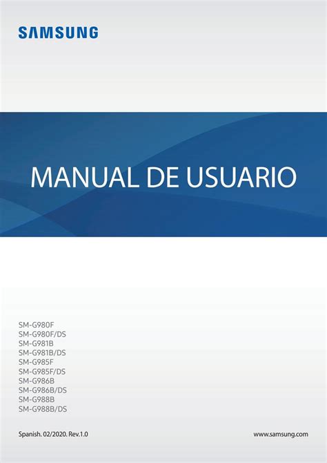 Manual De Usuario De Samsung Galaxy Y