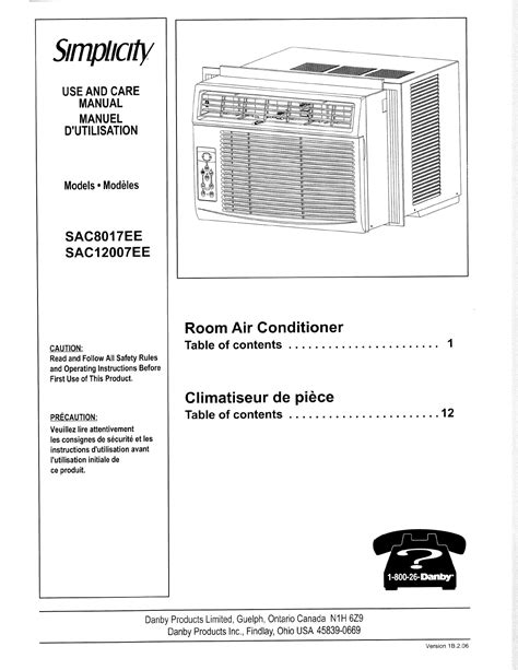 Manual For Simplicity Air Conditioner