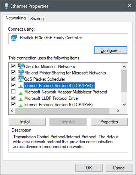 Manual Internet Configuration Settings Proprietary