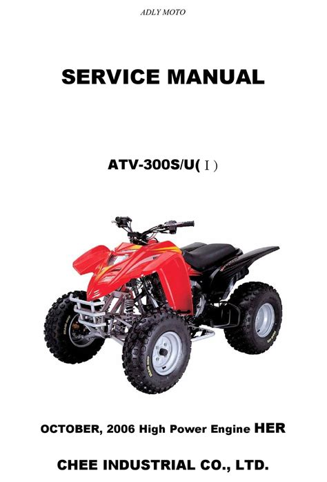 Manual Quad Adly 300