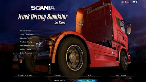 Manual Scania Truck Driving Simulator