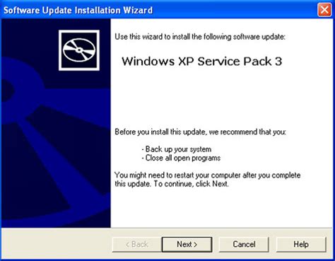 Manually Download Windows Xp Service Pack 3