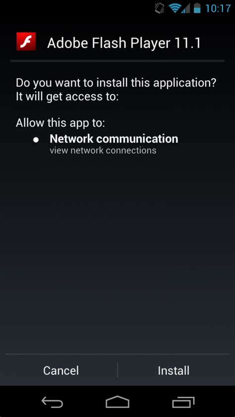 Manually Installing Flash Player On Your Android Device