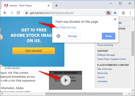 Manually Update Adobe Flash Player Google Chrome