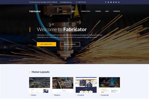 Manufacturing Website Templates