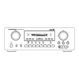 Marantz Sr5000 Av Surround Receiver Service Repair Manual