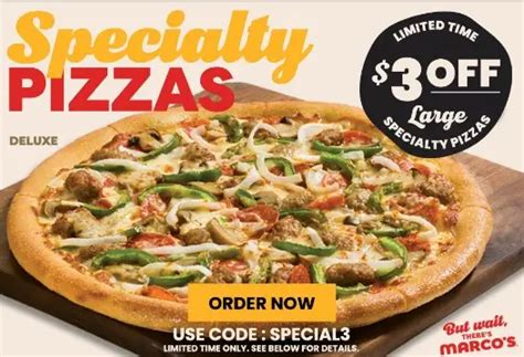 Marcos Pizza 3 Off Coupon Printable