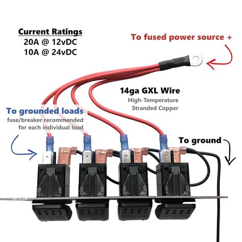 Marine Rocker Switch Wiring Diagram Backlit Utv