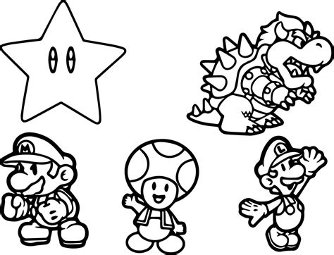Mario Characters Printable