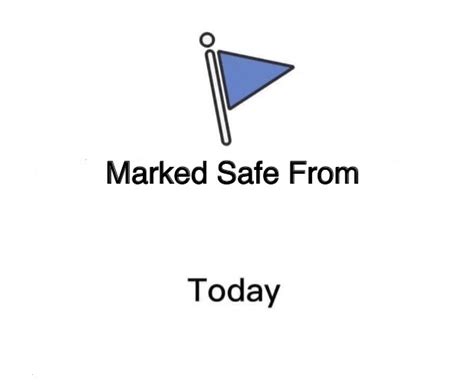 Marked Safe Template