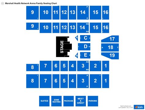 Marshall Health Arena Seating Chart
