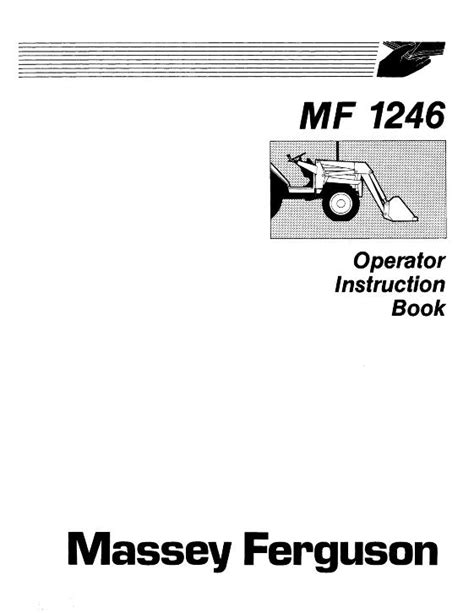 Massey Ferguson 1246 Loader Parts Manual