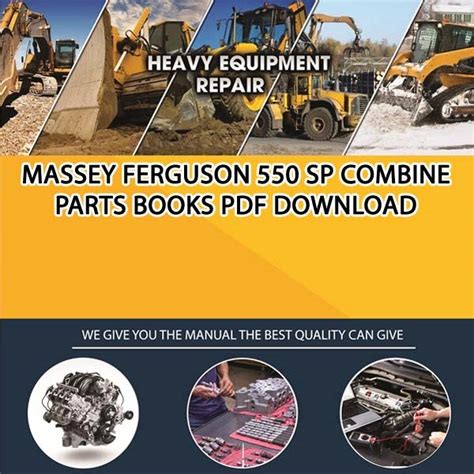 Massey Ferguson 550 Combine Service Manual