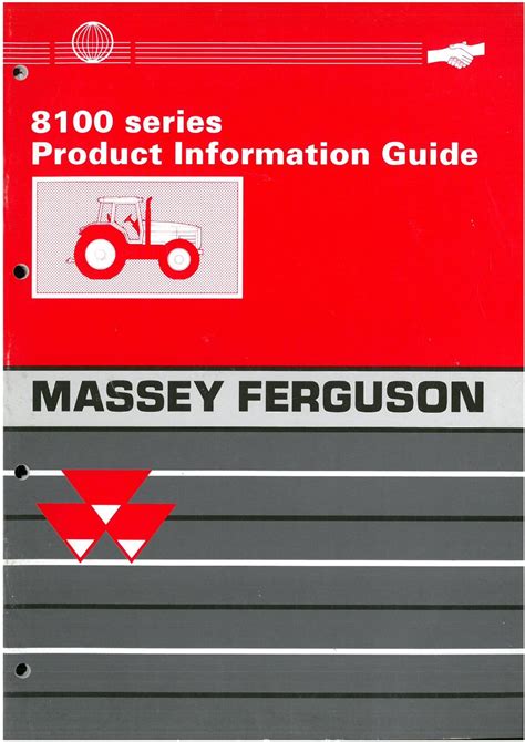 Massey Ferguson Mf 8110 8120 8130 8140 8150 8160 Tractor Workshop Service Repair Manual Mf8100 Series