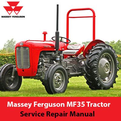 Massey Ferguson Mf35 Mf 35 Tractor Workshop Service Manual Download