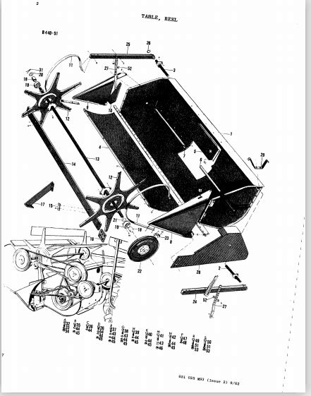 Massey Harris 35 Sp Combine Parts Manual 651035m93