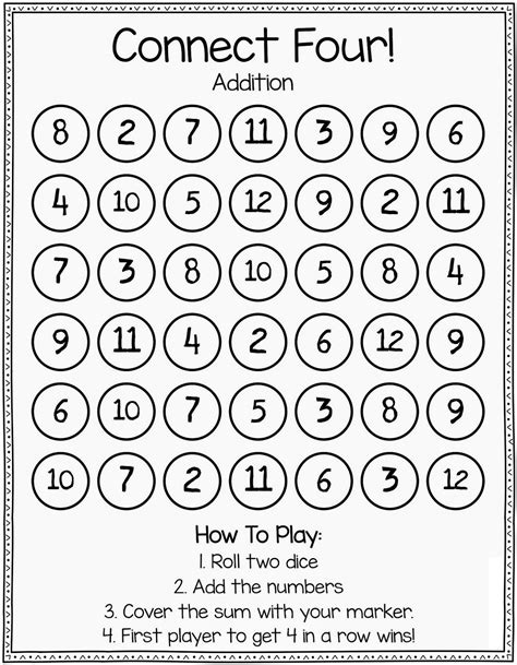 Math Games Printable