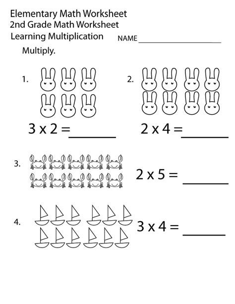Math Printable Worksheets 2nd Grade