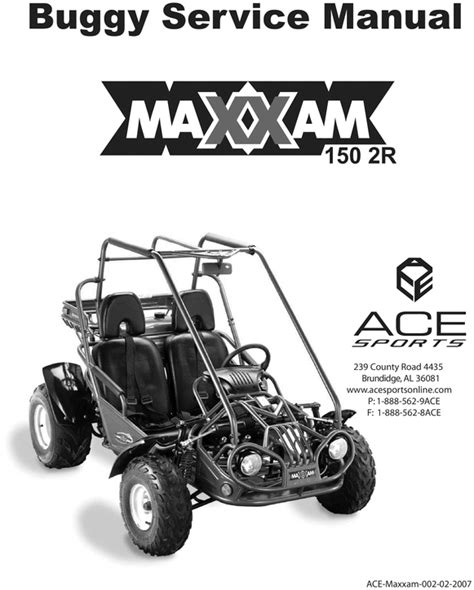 Maxxam 150 2r Buggy Service Repair Manual Download