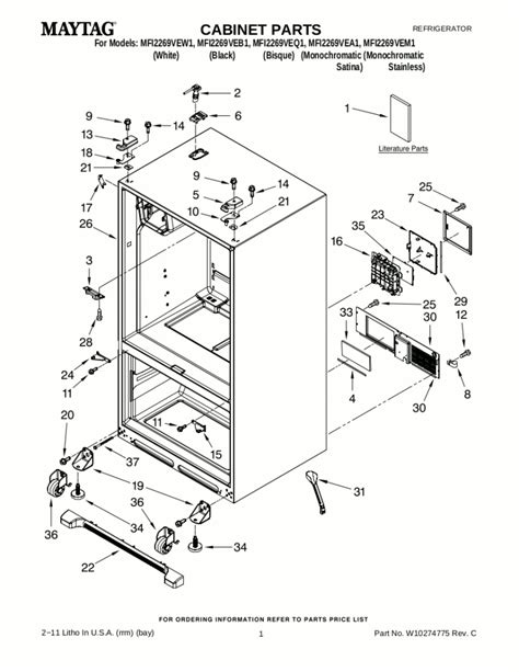 Maytag Refrigerator Repair Manuals Service Manual