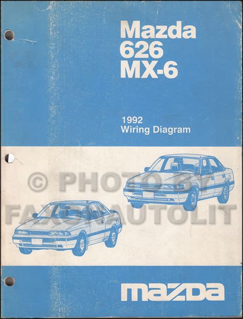 Mazda 626 Mx 6 1992 Repair Service Manual