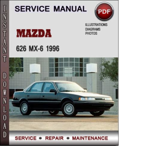 Mazda 626 Mx 6 1996 Factory Service Repair Manual Download Pdf