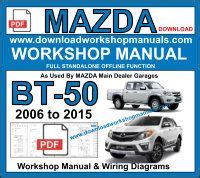 Mazda Bt50 Service Repair Workshop Manual