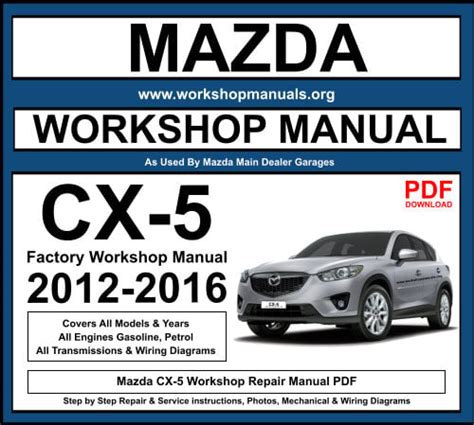 Mazda Cx5 Cx 5 Workshop Service Repair Wiring Manual