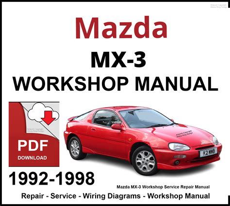 Mazda Mx 3 Mx3 1995 Workshop Service Manual Pdf