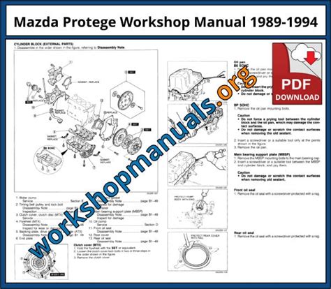 Mazda Protege 1989 1994 Service Repair Manual