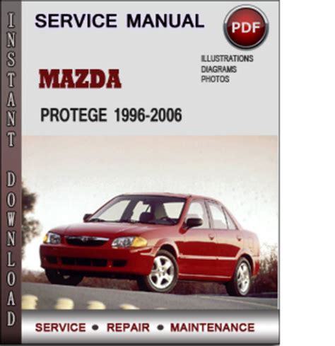 Mazda Protege 1996 2006 Factory Service Repair Manual Download Pdf