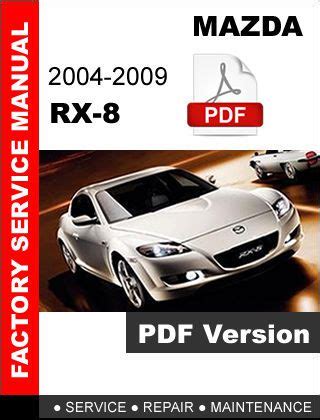 Mazda Rx 8 Rx8 2006 Repair Service Manual