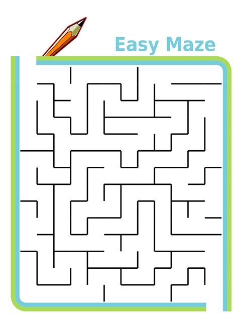 Maze Printable Easy