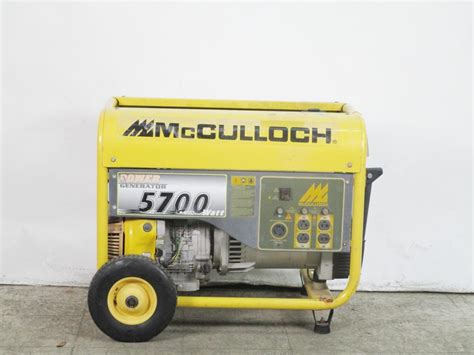 Mcculloch Fg6000mk Generator Manual
