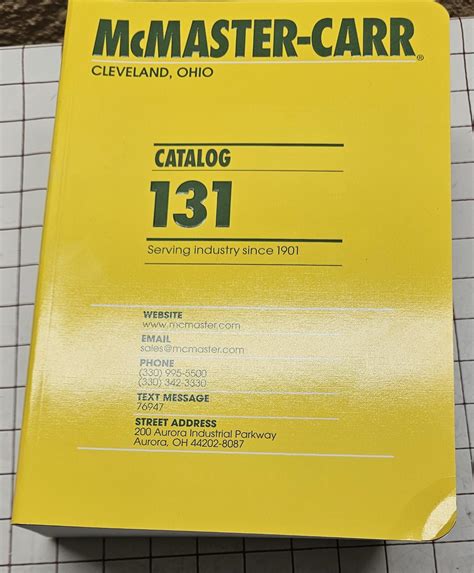 Mcmaster Carr Catalogue