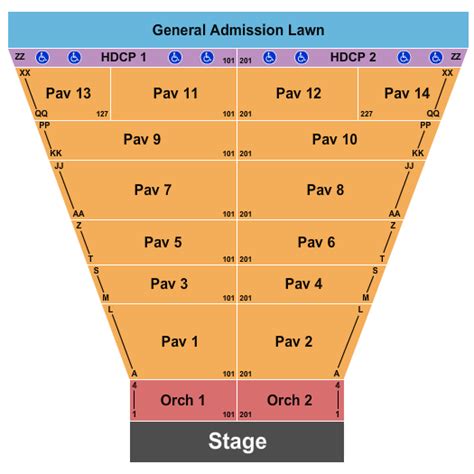 Meadowbrook Seating Chart