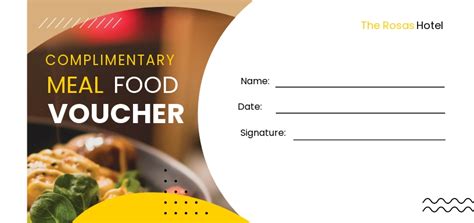 Meal Voucher Template
