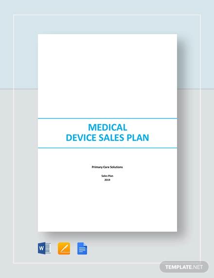 Medical Device Business Plan Template