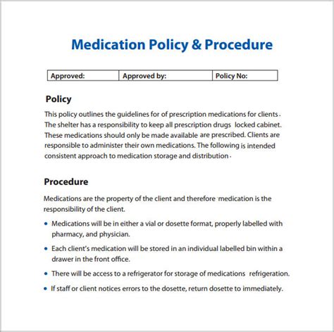 Medical Office Policies And Procedures Manual Sample