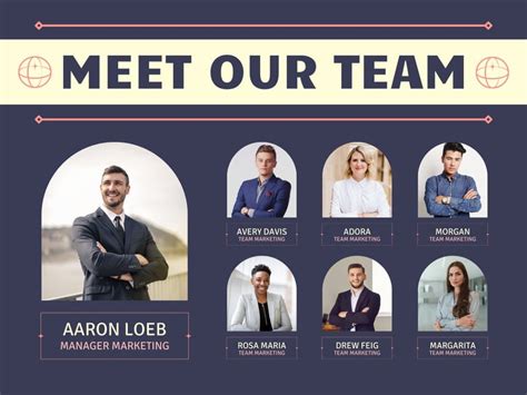 Meet The Team Template