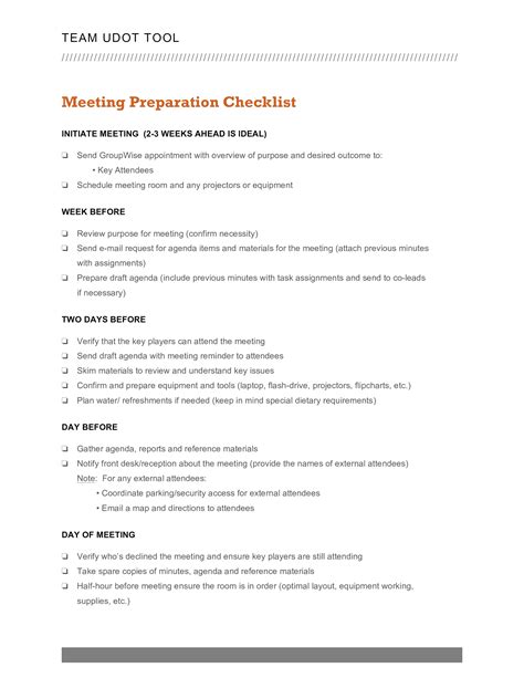Meeting Prep Template