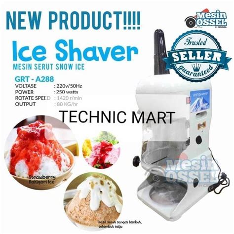 Membongkar Rahasia Hawaii Ice Shaver, Mesin Pembuat Es Serut Andalan #Keyword #