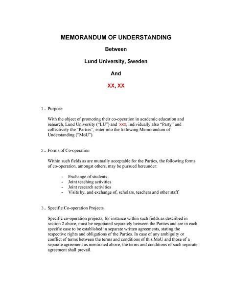 Memorandum Template For Word
