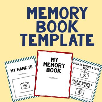 Memory Book Template For Dementia
