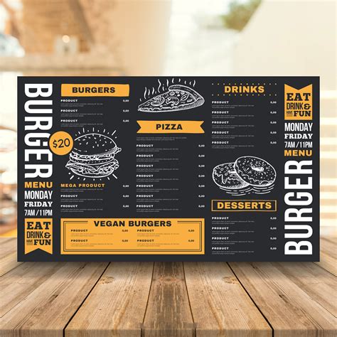 Menu Board Template