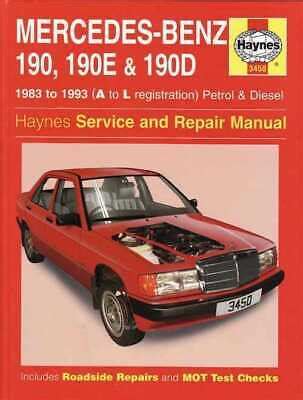 Mercedes 190e Service Repair Workshop Manual 1984 1988