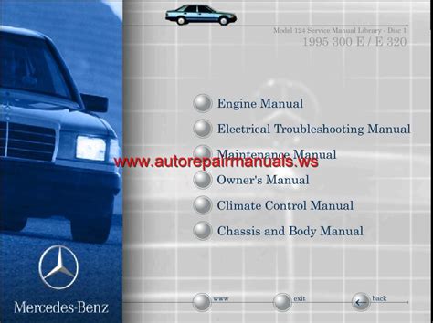 Mercedes Benz 124 Service Manual Library