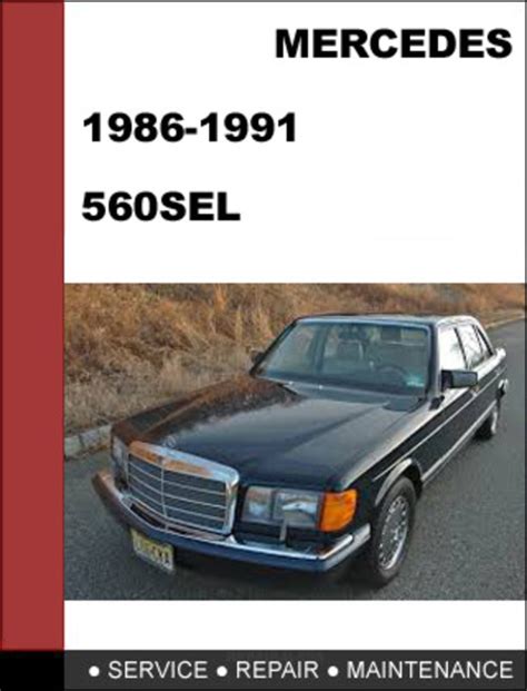 Mercedes Benz 560sel W126 1986 1991 Factory Workshop Service Manual