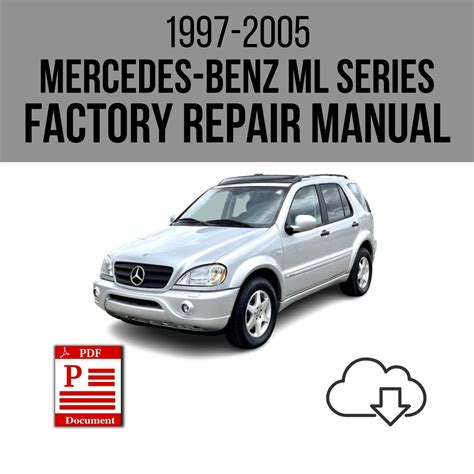 Mercedes Benz Ml320 Ml350 Ml500 1998 Repair Service Manual