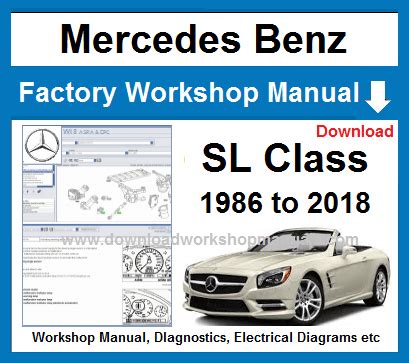 Mercedes Benz R230 Sl Class Full Service Repair Manual 2001 2006